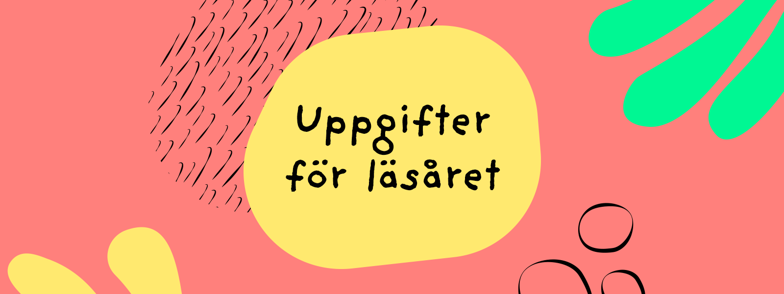 Uppgifter för läsåret